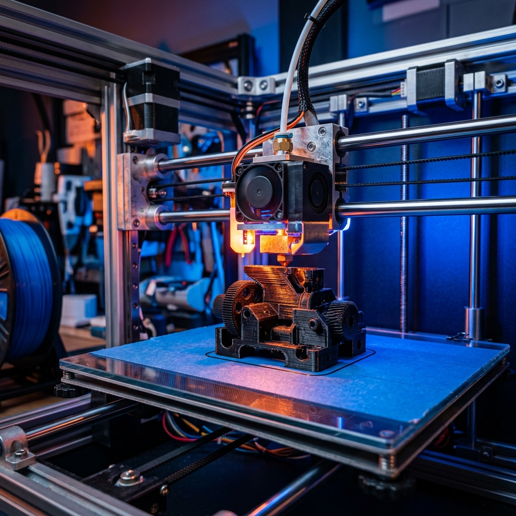 3D Printer in action